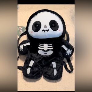 Guli Guli Skeleton Plush Backpack.